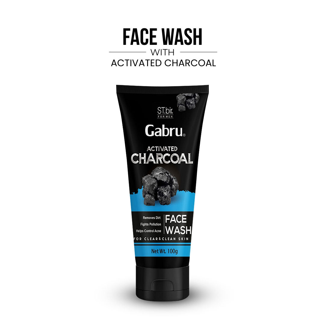 Men's Deep Cleaning Charcoal Face Wash (100g)