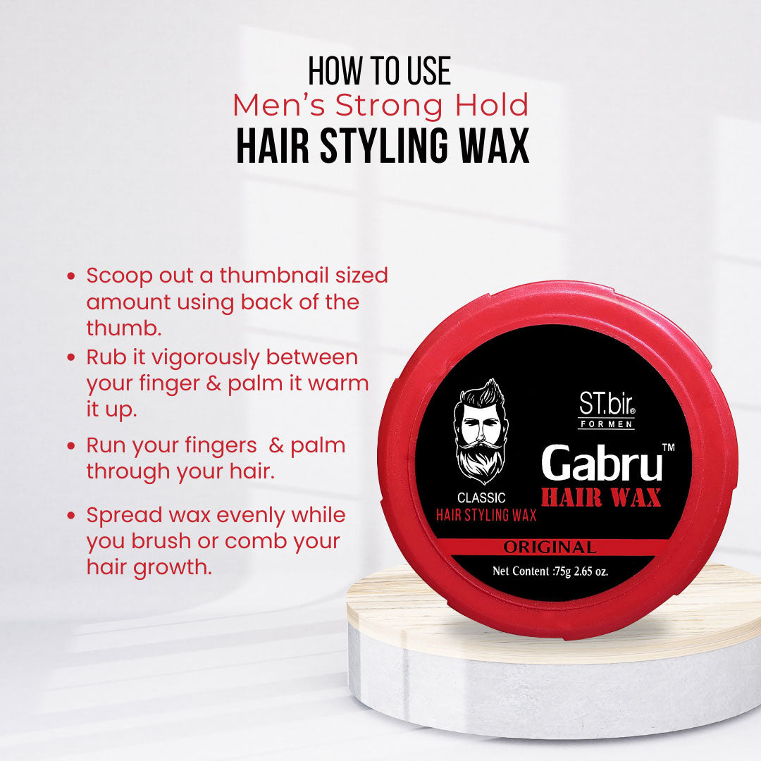 Gabru Classic Hair Styling Wax for Men (25g)