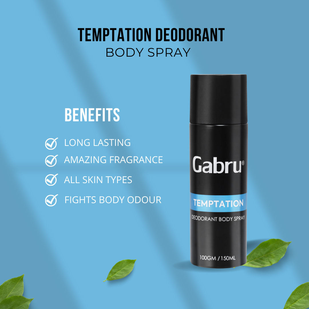 Men's 150ml Temptation Deodorant Body Spray