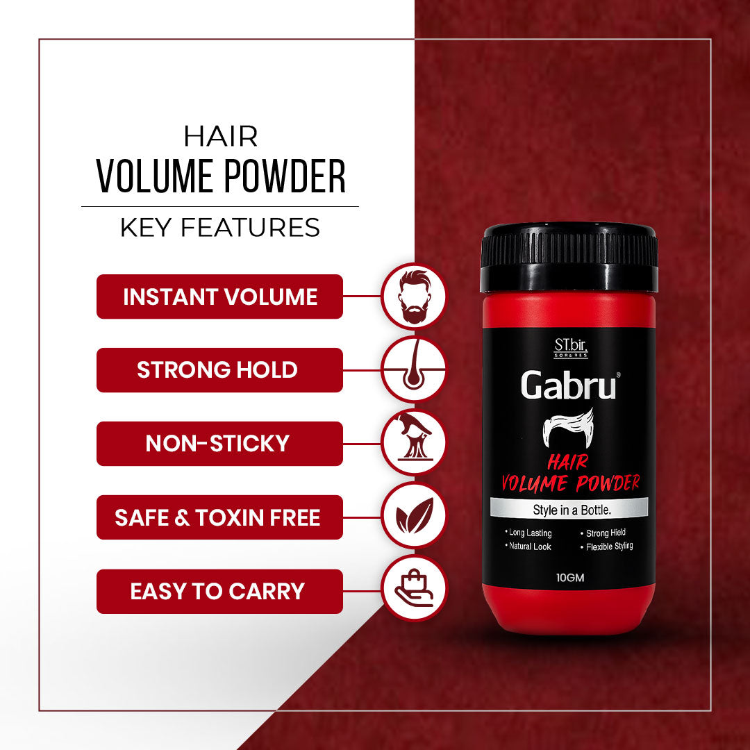 GABRU Men's Hair Volume Powder Wax (10g)