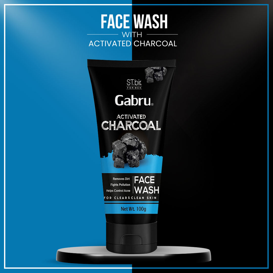 Men's Deep Cleaning Charcoal Face Wash (100g)