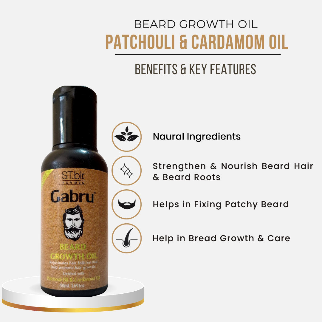 Gabru Beard Growth Oil for Men