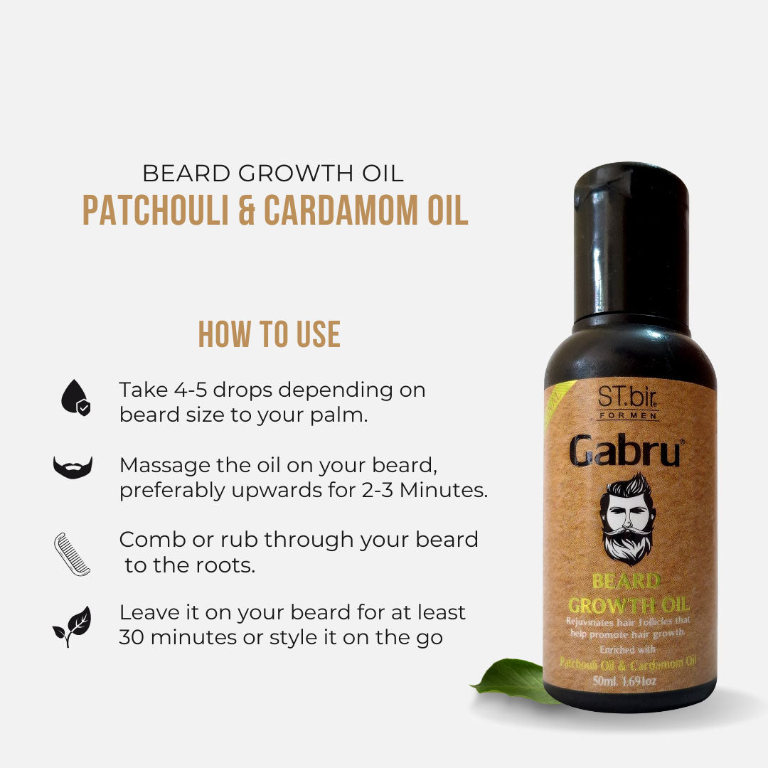 Gabru Beard Growth Oil for Men