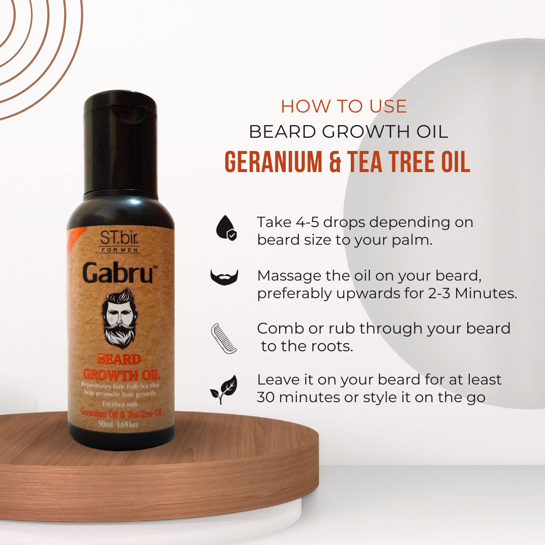 Men's Gabru Beard Growth Oil
