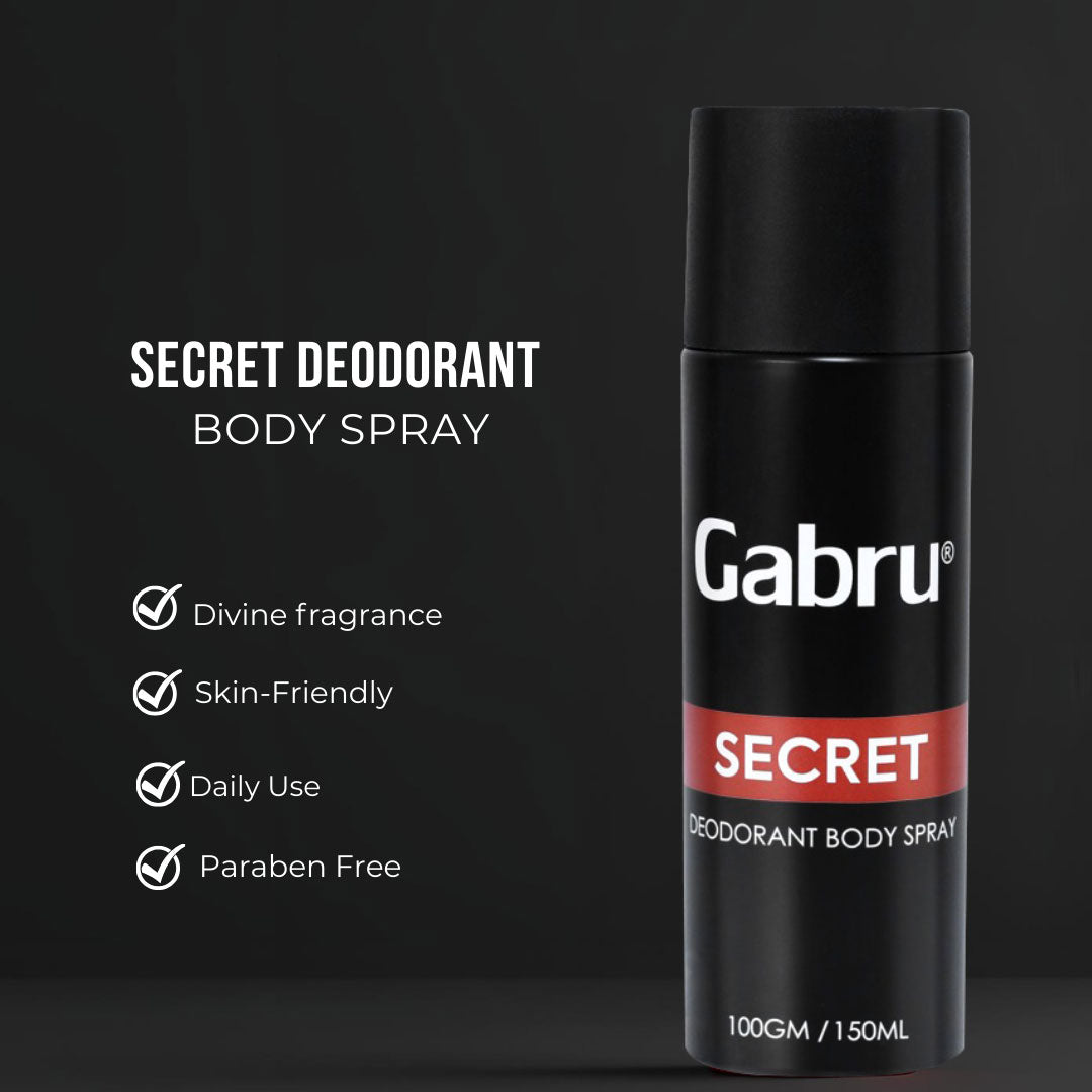 Men's Long-Lasting Secret Deodorant, 150ml