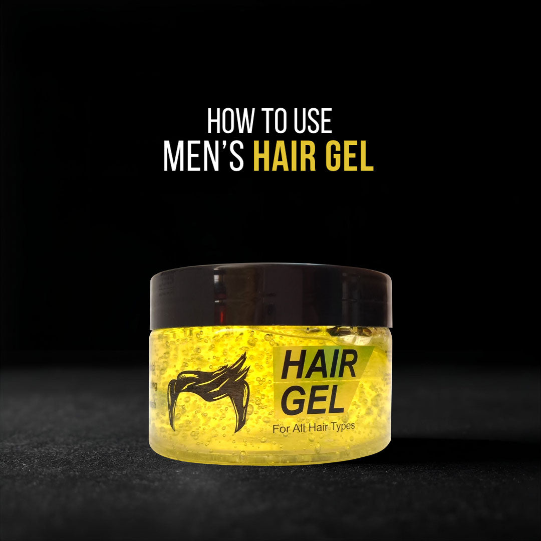 Gabru Men's Hair Gel- Yellow