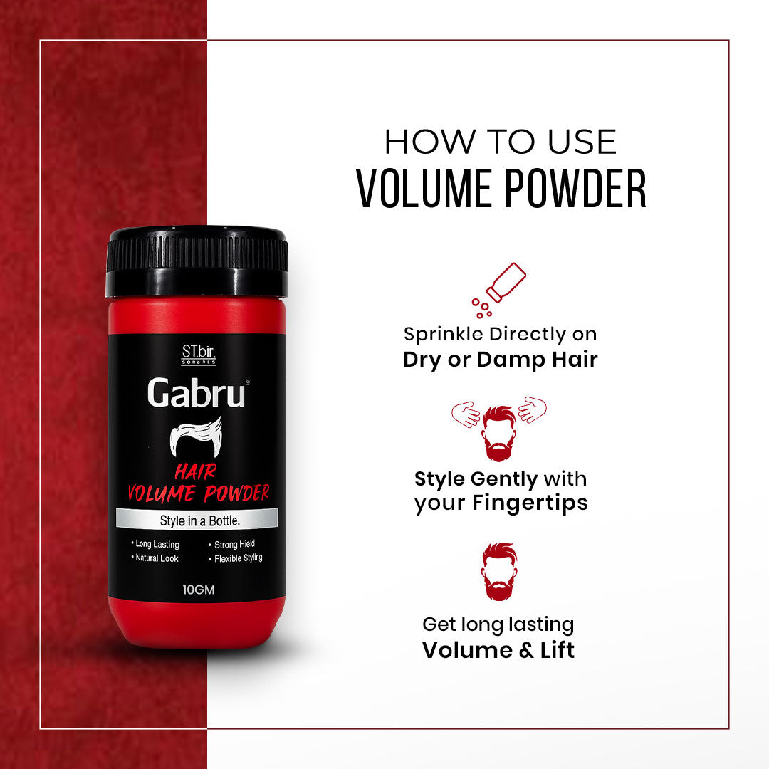 GABRU Men's Hair Volume Powder Wax (10g)