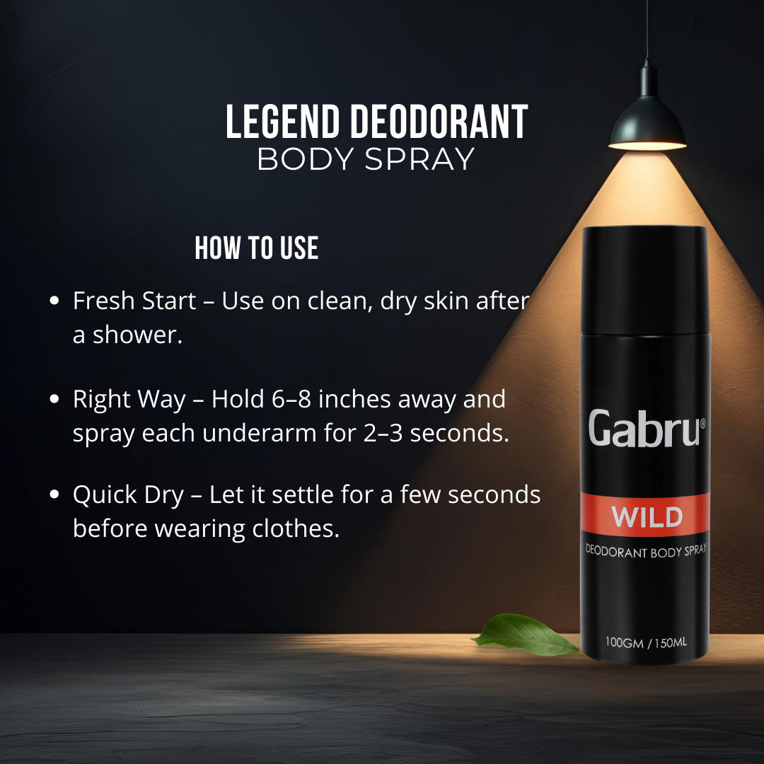 Men's 150ml Wild Deodorant Body Spray