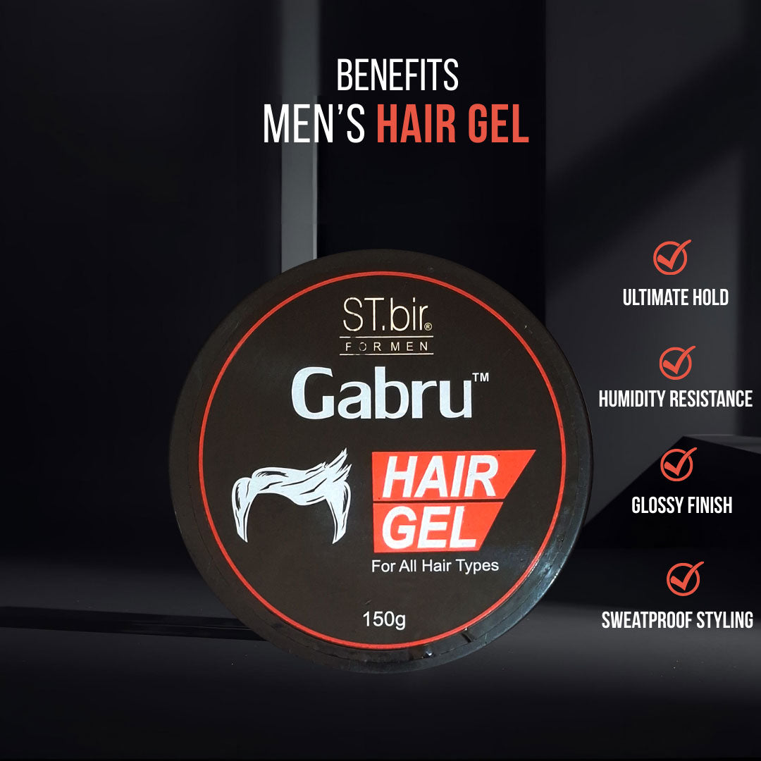 Gabru Men's Hair Gel: Red