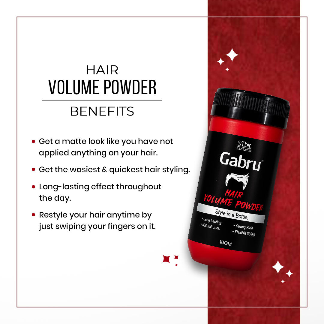 GABRU Men's Hair Volume Powder Wax (10g)