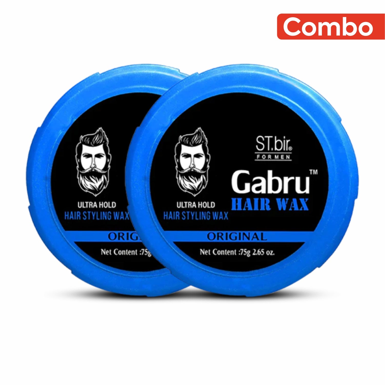 GABRU Hair Styling Wax 75GM (Pack of 2)