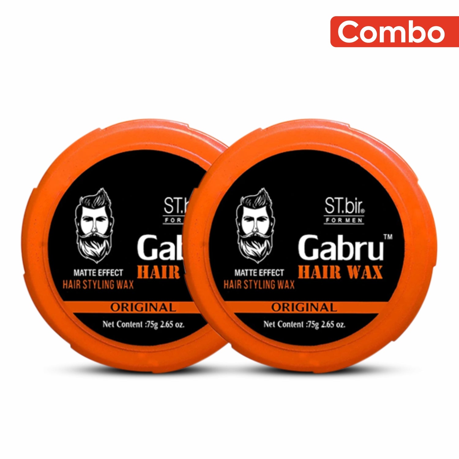 ST.bir Matte Effect Gabru Hair Wax 75gm (Pack of 2)