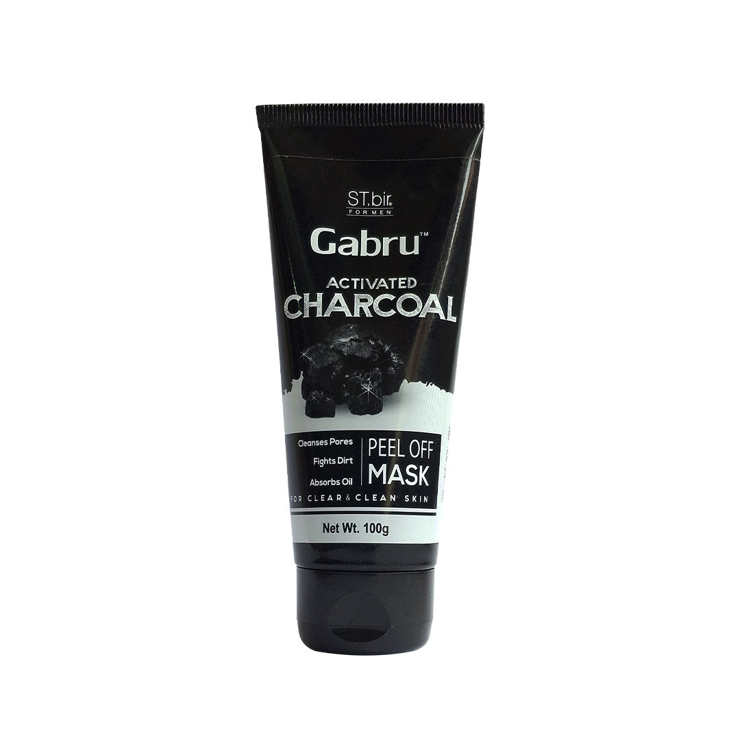 Gabru Men's Activated Charcoal Peel Off Mask (100g)
