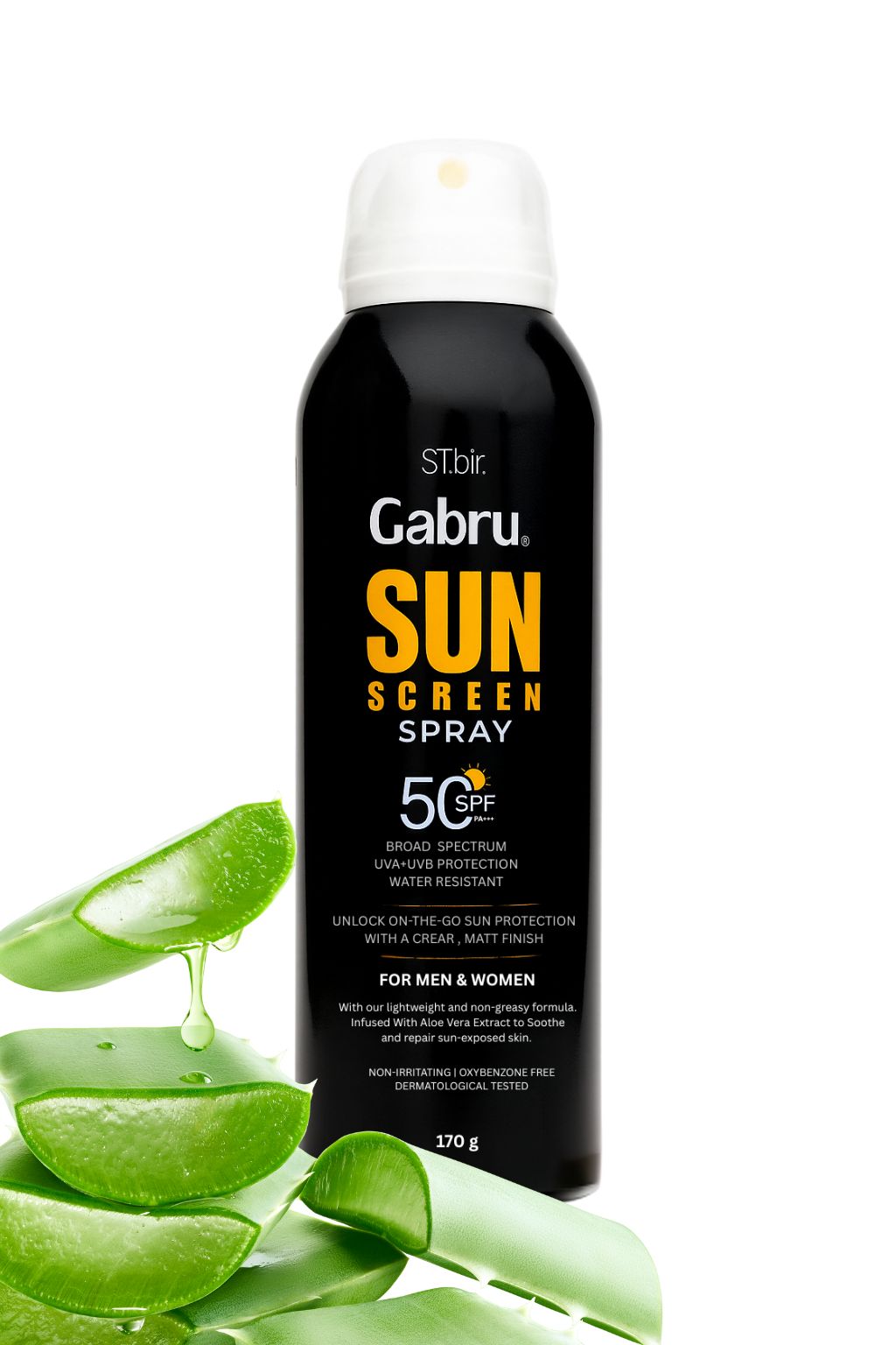 Gabru Sunscreen Spray SPF 50 PA+++ | UVA+UVB Protection | Water Resist