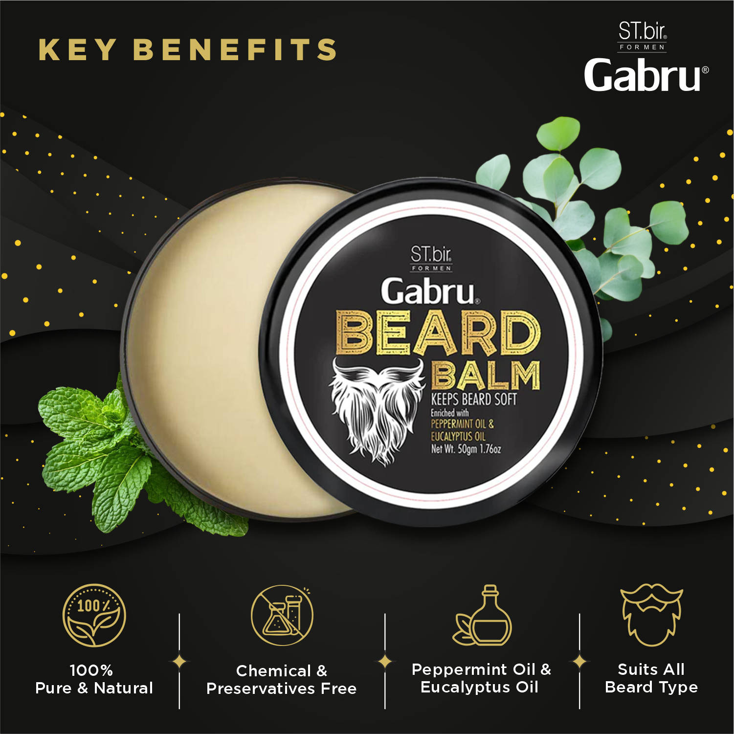 St bir Beard Balm, 50gm