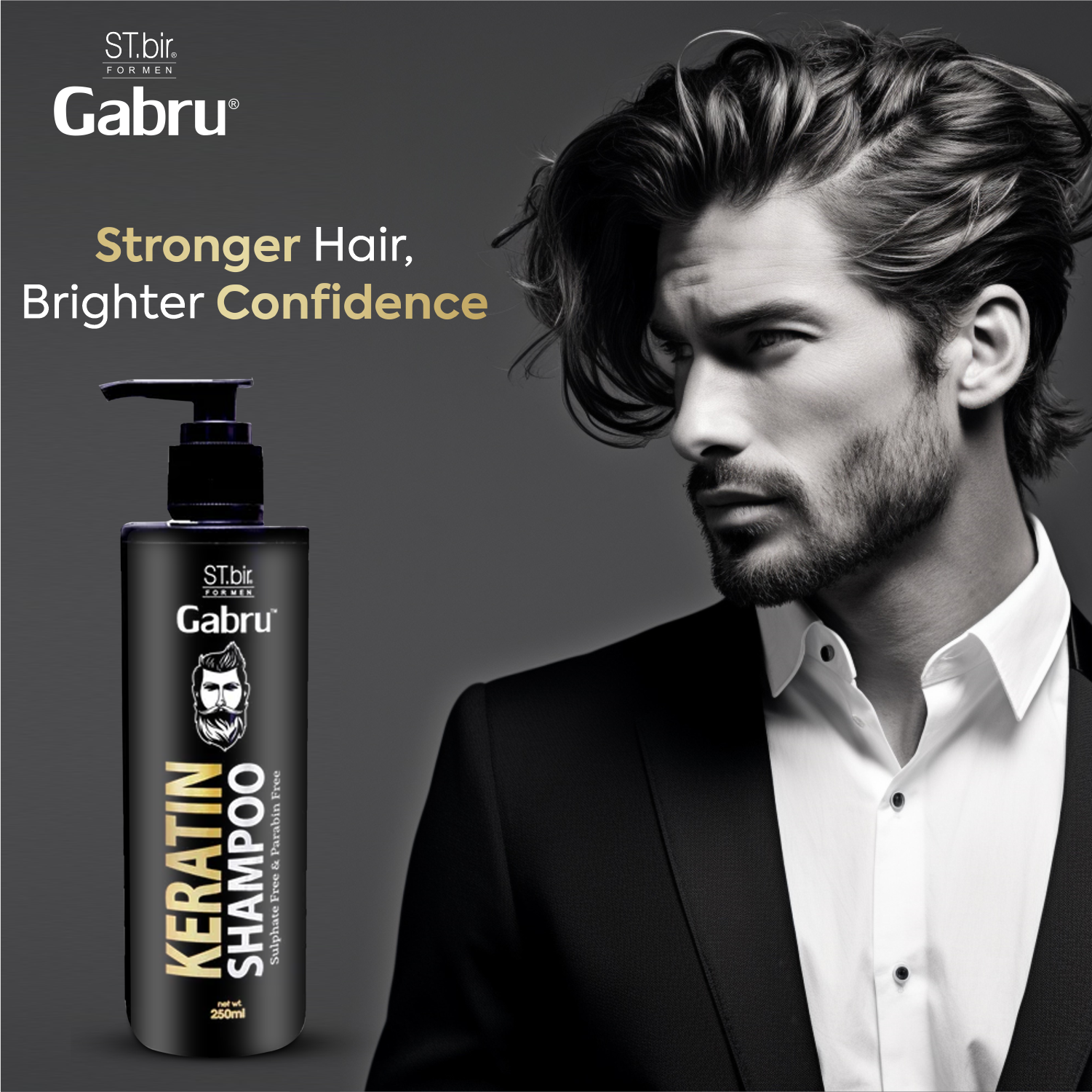 St Gabru Keratin Shampoo (250gm)