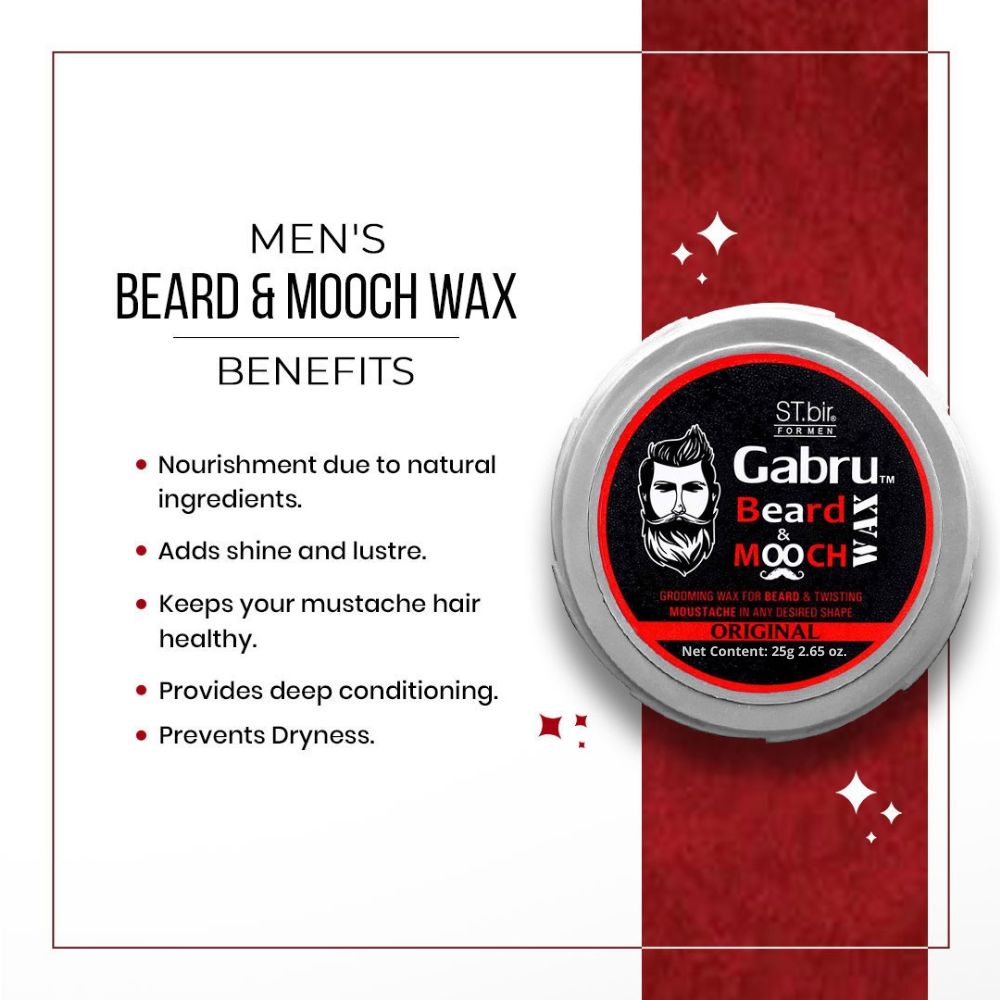 Gabru | ST.bir Gabru Beard and Mooch Wax | Best Quality Products