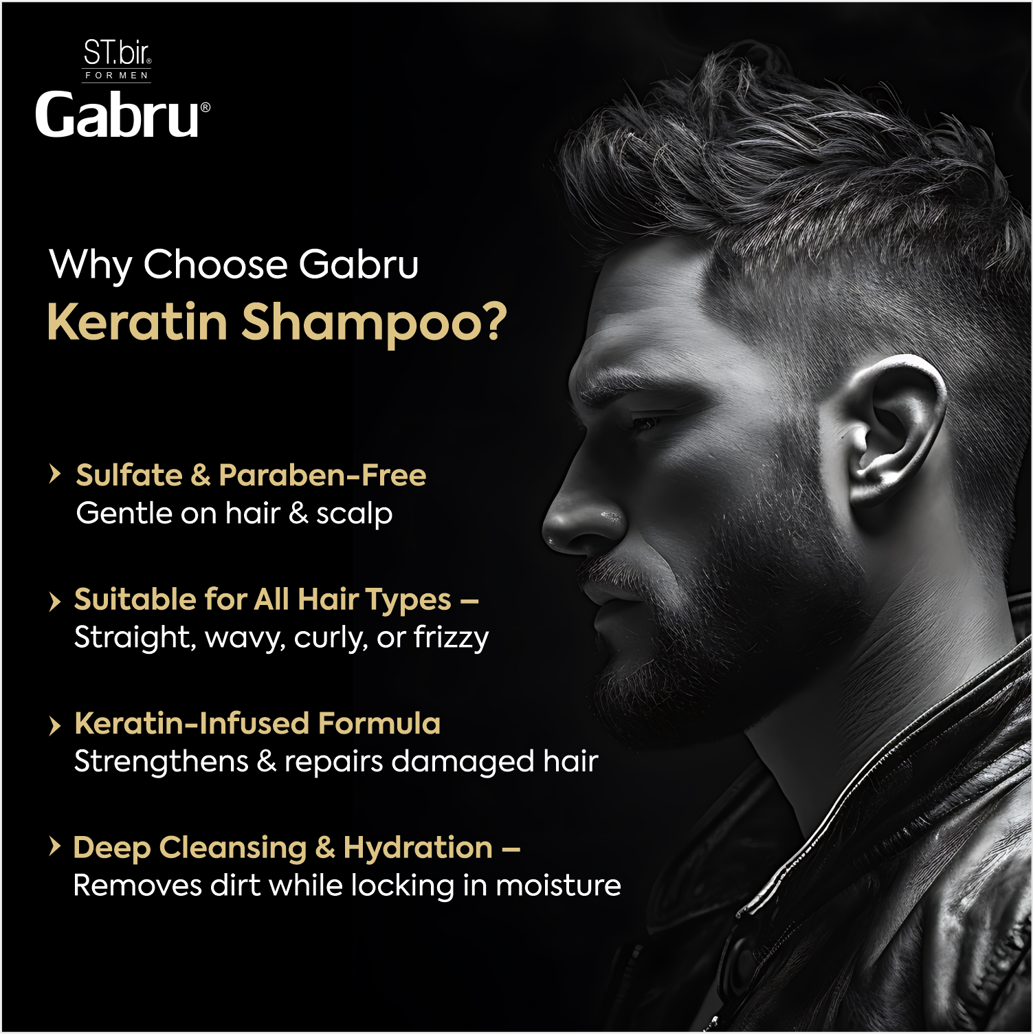 St Gabru Keratin Shampoo (250gm)