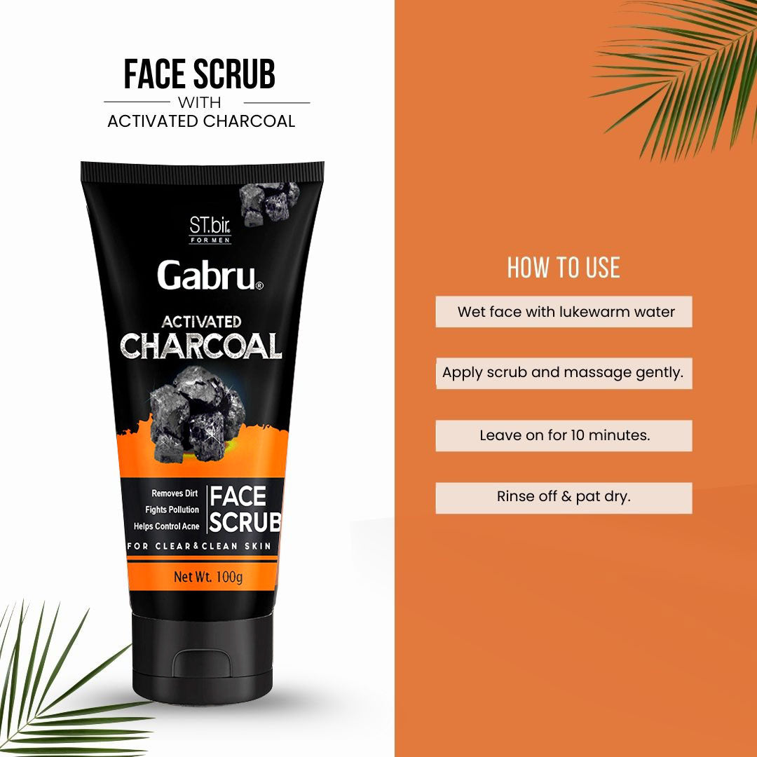 Gabru Face Scrub for Men's