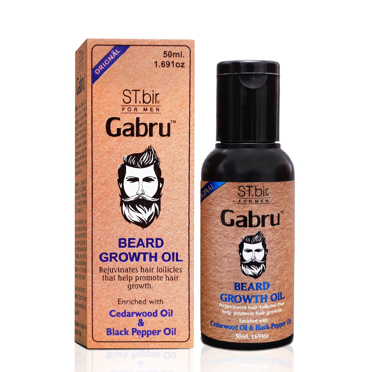 ST.bir Gabru Beard Oil Cedarwood and Blackpepper 50ml