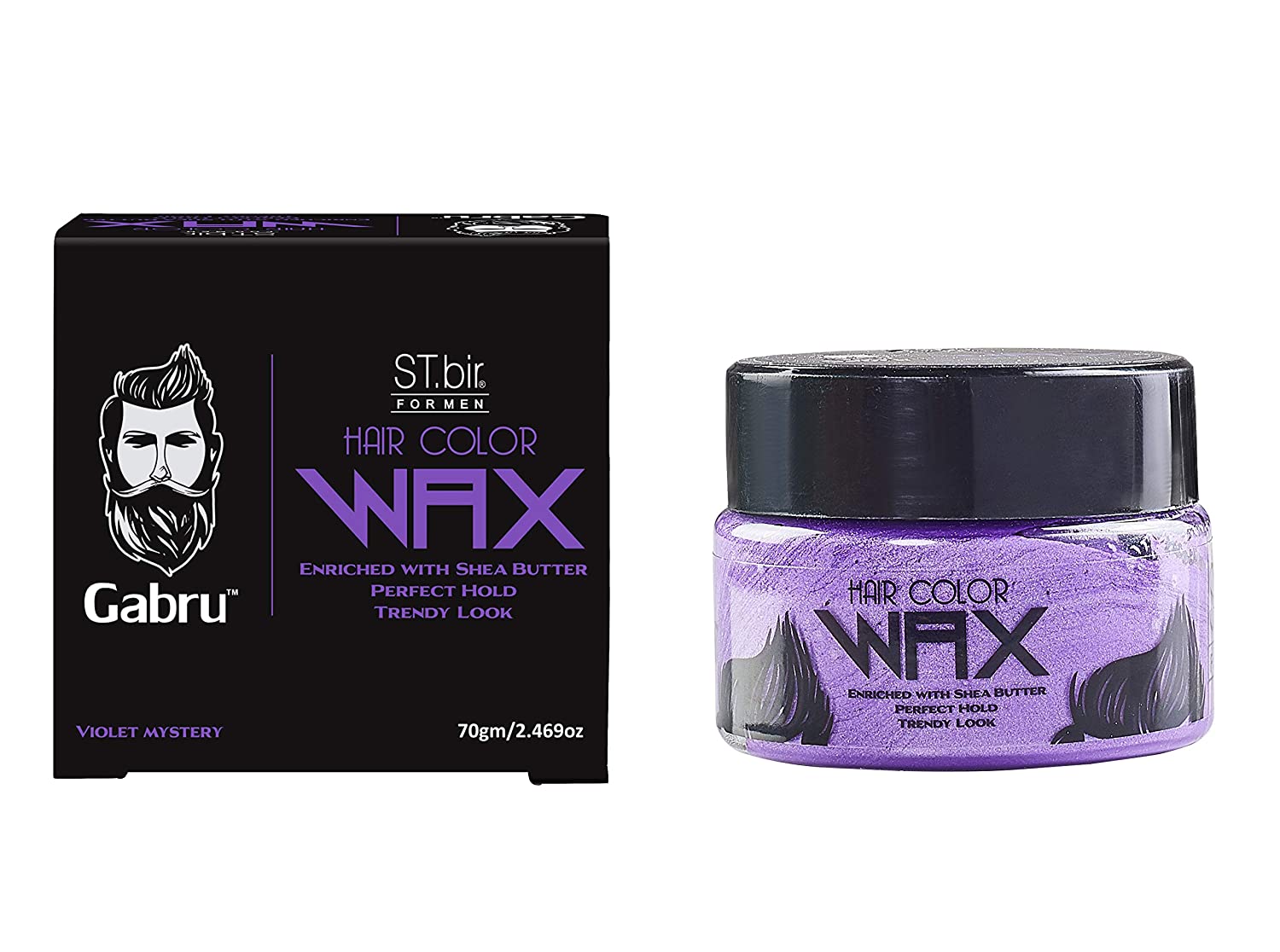 ST.bir Gabru Hair Color Wax Violet Mystry 70GMS