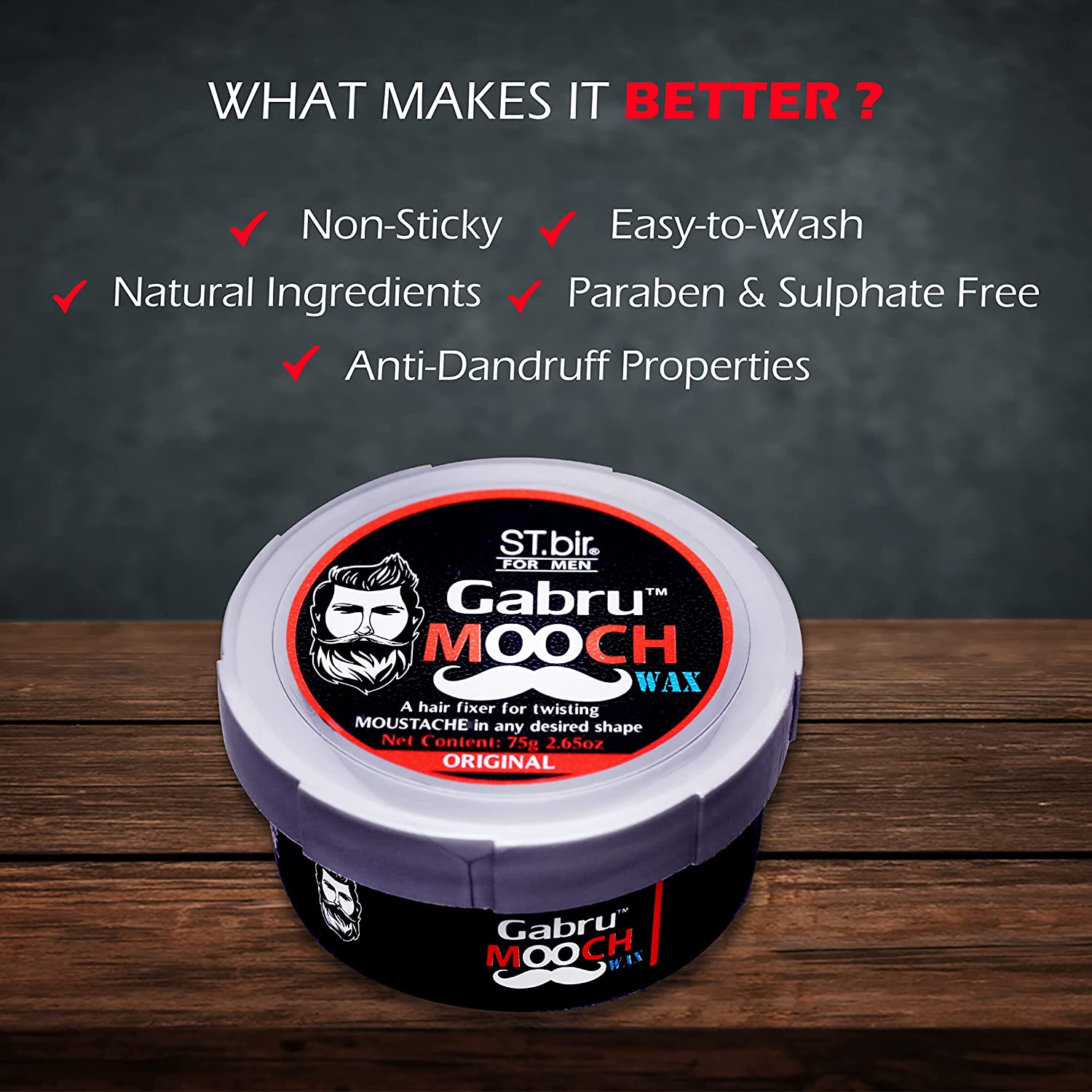 Gabru Mooch Wax 75 gm